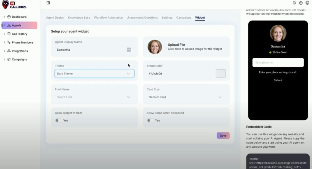 aicallings automation