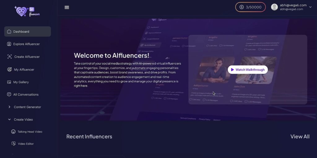 aifluencers members area