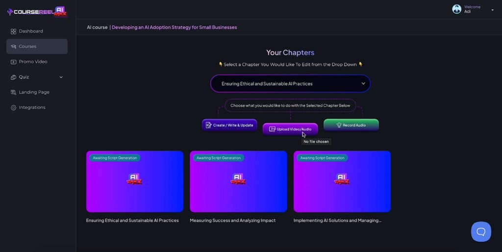 CourseReelAI Max Members Area