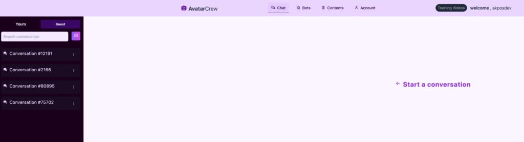 ai avatarcrew members area