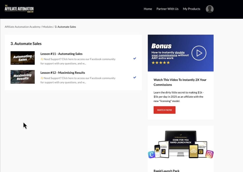 Affiliate Automation Academy automations