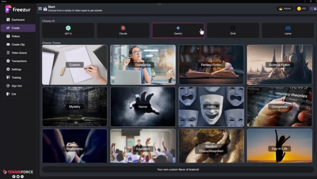 freezur templates