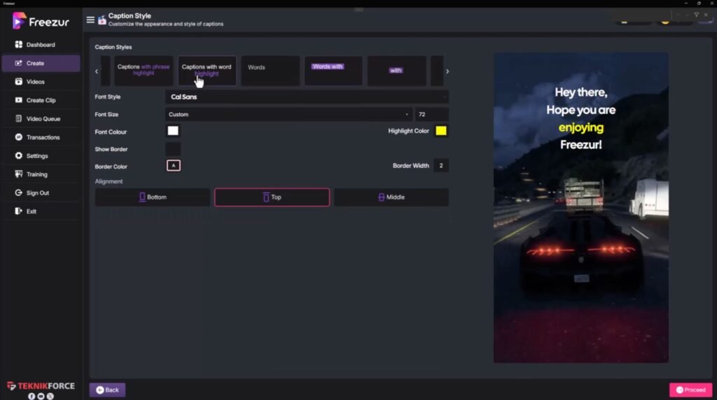 freezur video editor