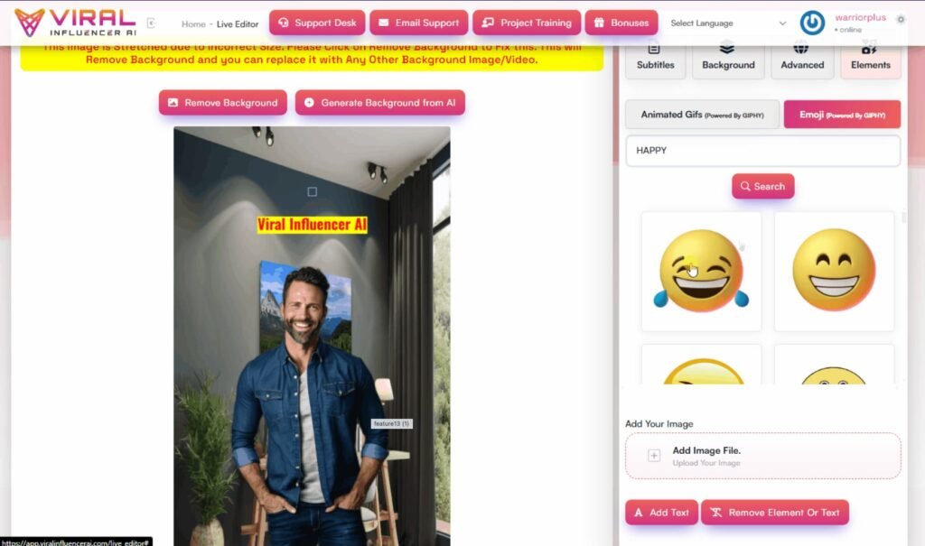 viral influencer ai dashboard