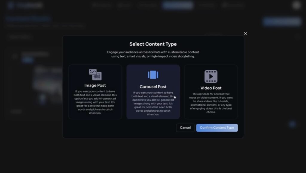 ShopReel AI content selection