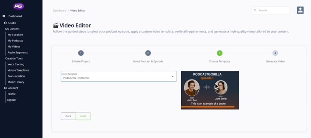 podgorilla finished video