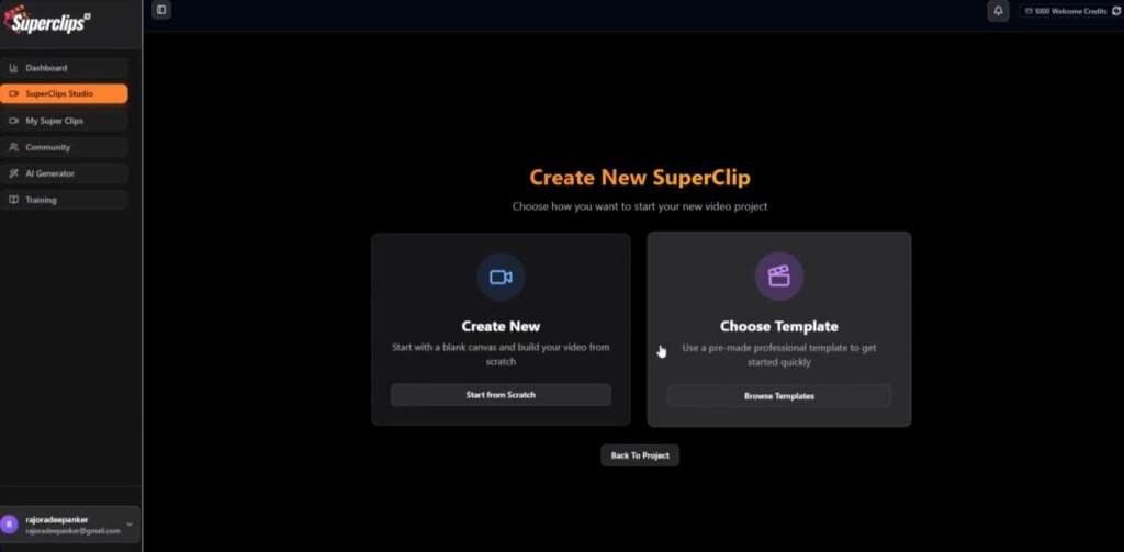 Superclips AI members area