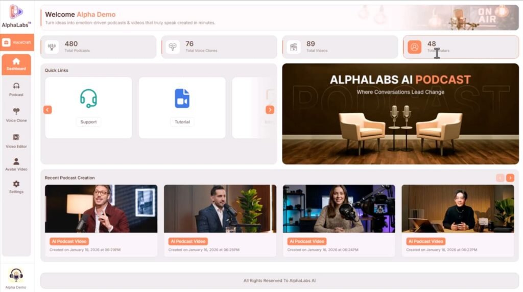 AlphaLabs AI members area