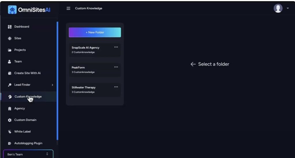OmniSites AI members area