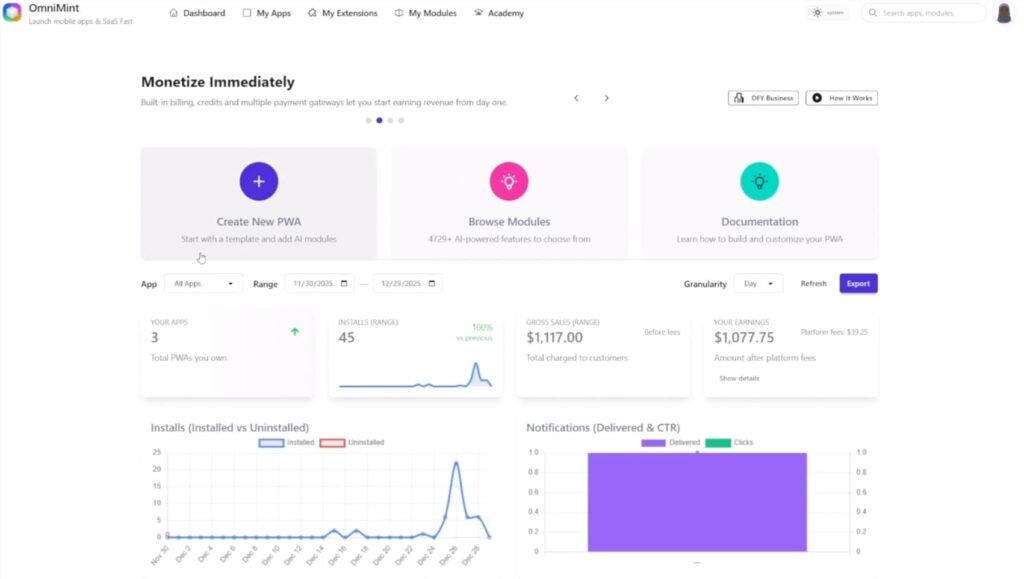 omnimint ai dashboard