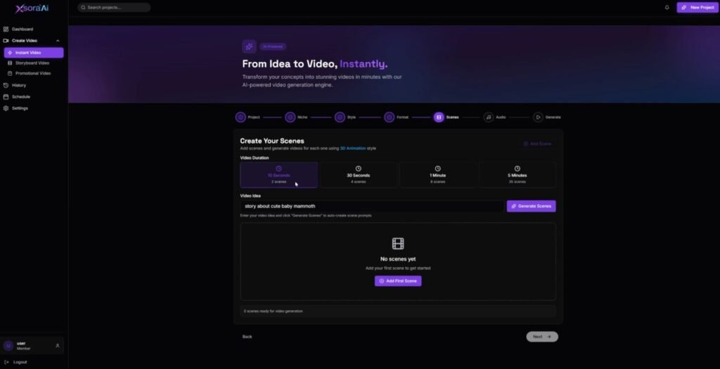 xsoraai video creation