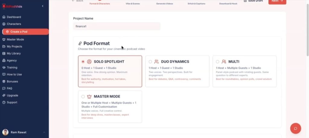 ai podvids podcast creation