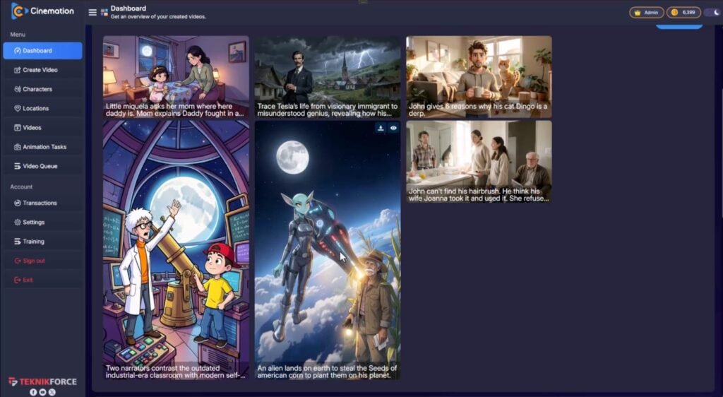 cinemation members area