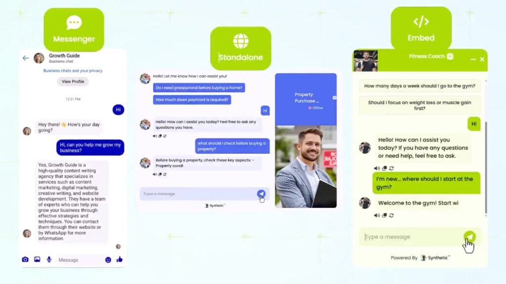 synthetic ai type of bots