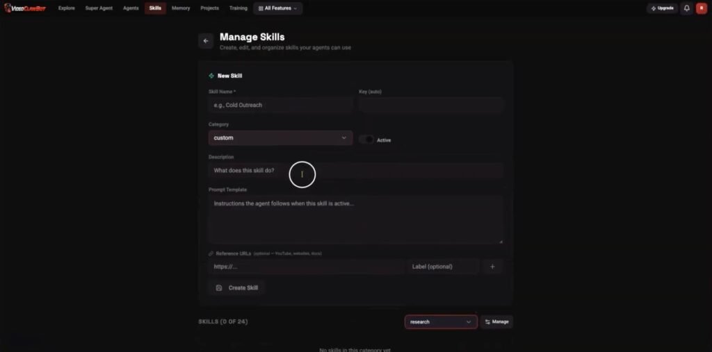 VIDEOCLAWBOT AGENT skills