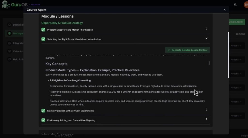 guruos ai lessons