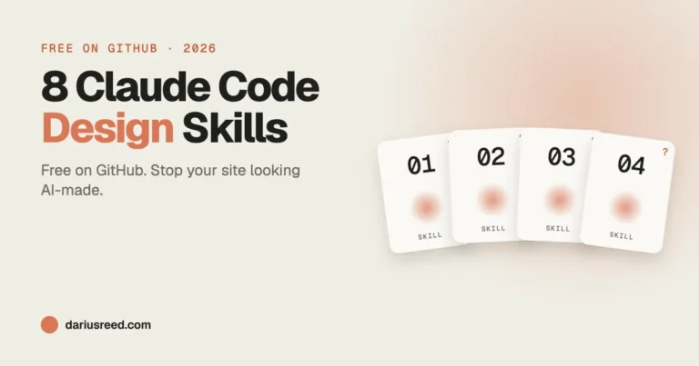 Claude Code Design Skills 2026: 8 Free Skills to Stop the AI Look