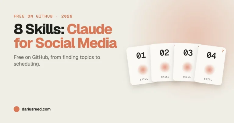 Claude for Social Media 2026: 8 Free Skills to Plan, Write and Post