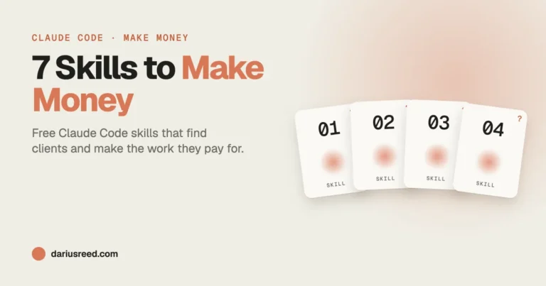 How to Make Money With Claude Code: 7 Free Skills